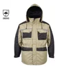Real work wear mens cargo jacket khaki parka