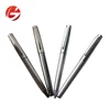 Solid - colored personalized steel bar metal engraving twin pen with LOGO