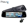 Phisung K3000 3 Cameras car mirror camera with ADAS Front +Internal +Back camera RAM2GB ROM 32GB 8inch IPS Touch screen car dvr