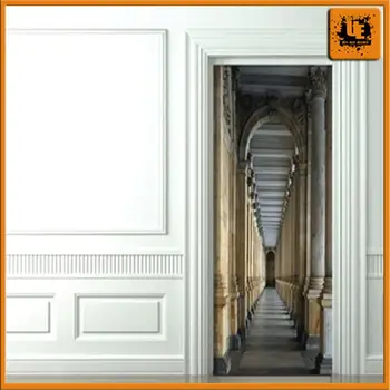 Promotion Kitchen Cabinet Door Film Door Stickers 3d Buy Door