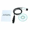 Factory usb to dmx software DMX512 Computer PC Stage Lighting Controller Dimmer For LED Effect Master-Slave Led Flat