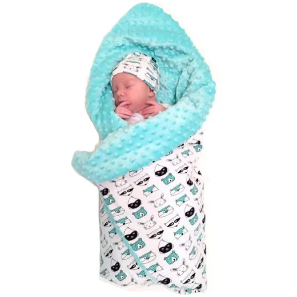 Minky And Cotton Material Super Soft Multifunctional Baby ...