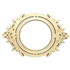 Xianghe wooden frame vintage shape laser cut scrapbooking embellishment pine raw wood crafts DIY crafts