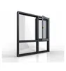 Nigeria Aluminum Casement Glass Window With Lock Aluminium Swing Out Windows For Rsidential Area