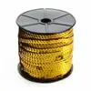 Gold Color Spangle Flat Sequins Paillette Trim Spool String 6mm (1/4 Inch) Sequins
