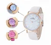 Temperature Color Changing Watches PU Leather Strap Watch Change colors in sunshine Quartz Watch