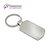 Global fashion customized alloy key chain blank+no minimum supermarket hotel blank metal key chain