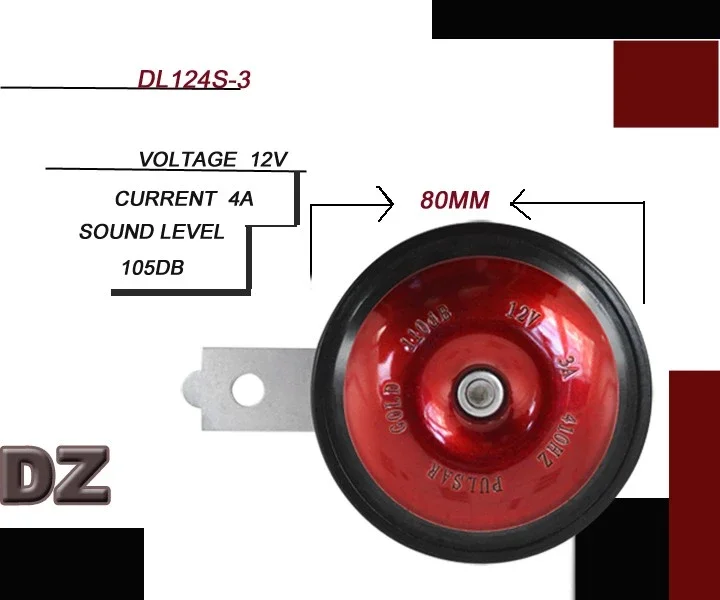 12volt 24v High Low Multitone Electric Horn Double Motorcycle Car
