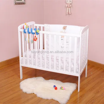 Baby Wooden Convertible Crib Baby Cot Bed With Drop Side Baby Crib