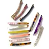 Fancy New style high grade cellulose acetate top hair bobby pins Hair clip