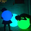 new products on china market led waterproof ball type solar floating pond light