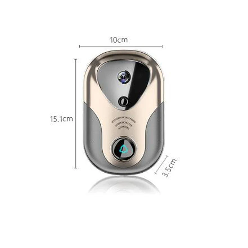 Hd 720p Smart Home Security Night Vision Doorphone Wireless Wifi Hidden Doorbell Camera For