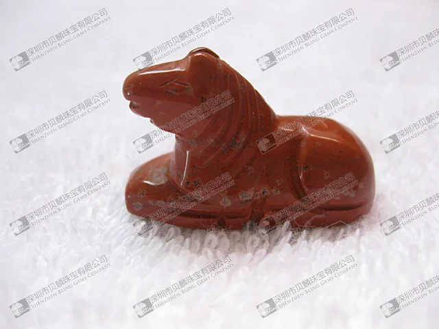 Natural gem stone horse sculpture-2.jpg