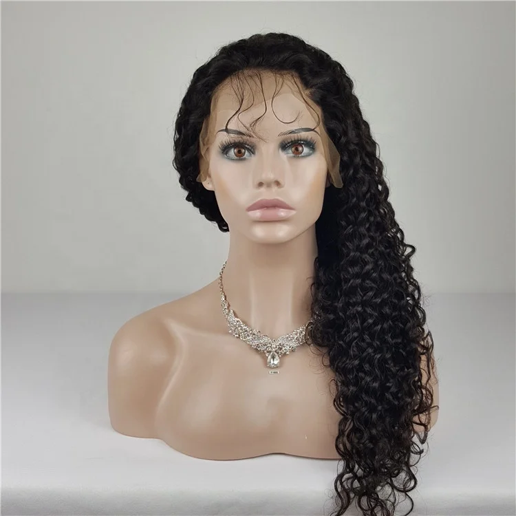 Highknight Elastic Band Brazilian Hair Glueless Full Lace Wig For Black