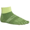 Custom Wholesale Men's Green Mini Crew Five Finger Socks Injinji Toe Socks