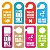 Custom fashion don't disturb sleep make up door hanger card