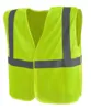 100% polyester high quality cheap reflective safety vest with pockets