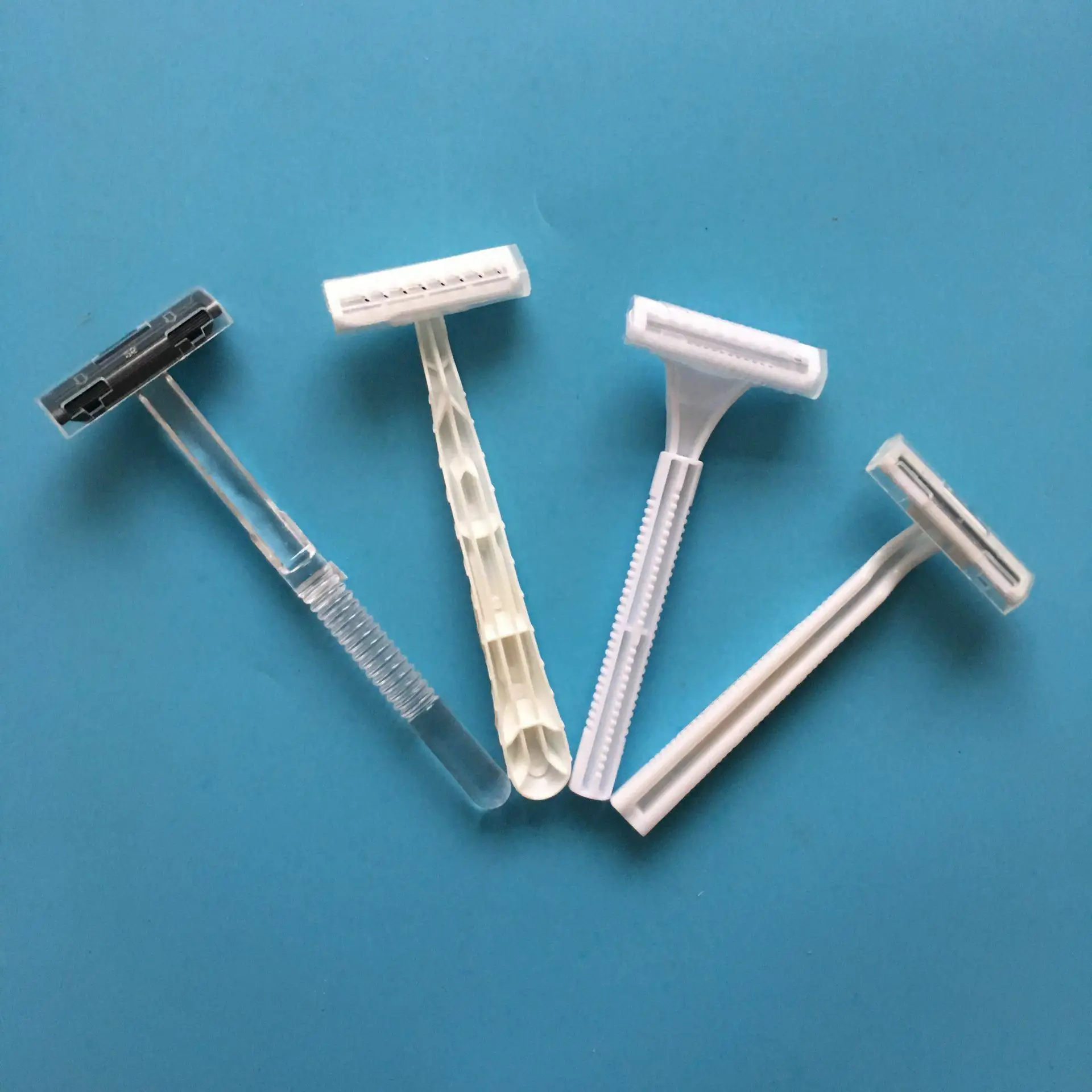 一次性塑料剃须单刀片滑行 mdeical 安全剃刀