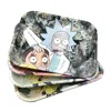 Lvhe Cheap Custom Big Size Rick and Morty Weed Tobacco Rolling Tray Metal Tray