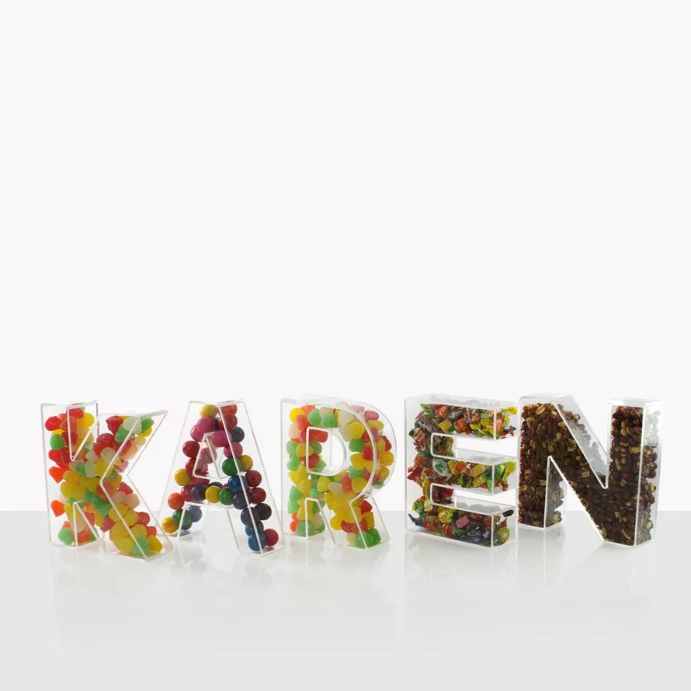 2021 New Candy Letter Clear Acrylic Colorful Candy Letter Display Box Buy Acrylic Candy Letter