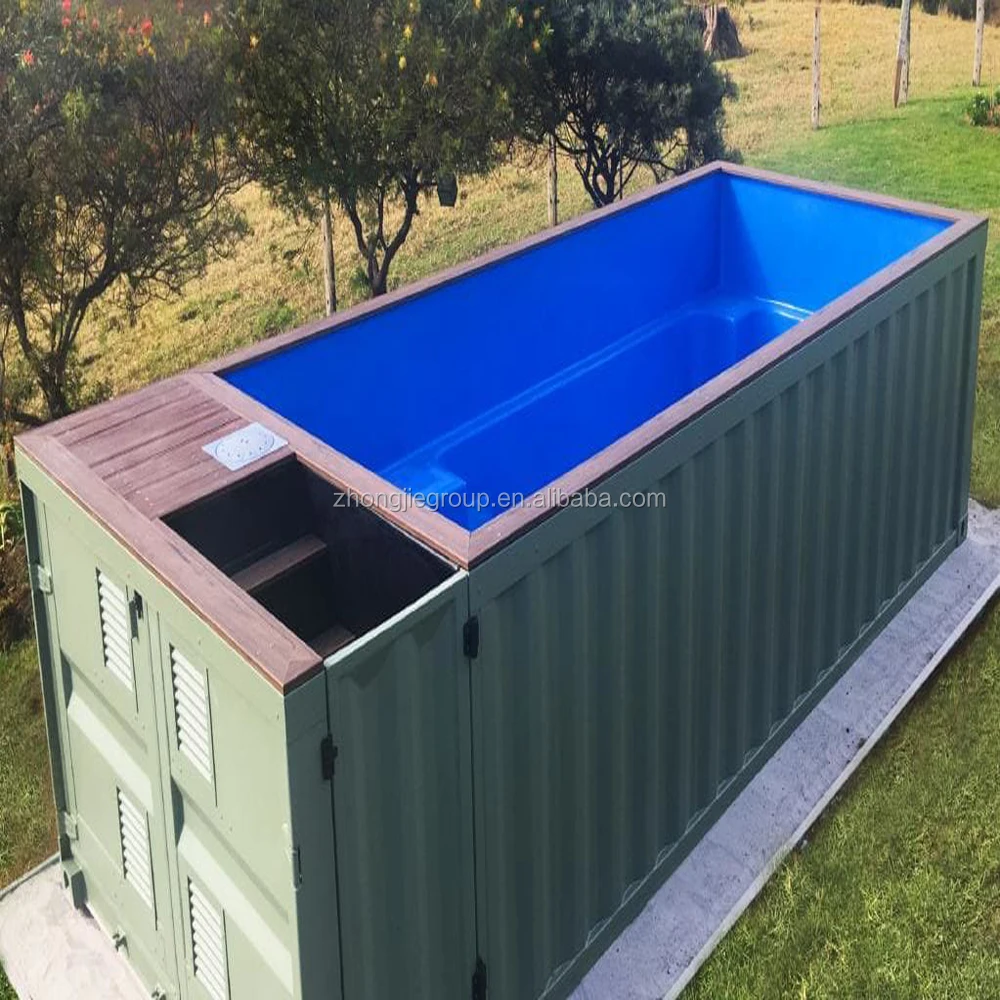 45ft Shipping Container Swimming Pool With Heating System Buy Container Swimming Pool Container Pool Shipping Container Pool Product On Alibaba Com