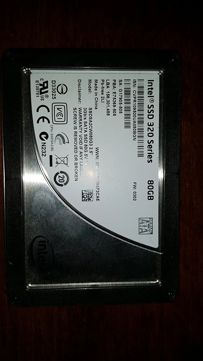 Buy Intel Ssdsa2cw080g310 80gb Ssd 3 Series Oem Box 2 5 Gen3 2 5 Mlc Sata2 9 5mm In Cheap Price On Alibaba Com