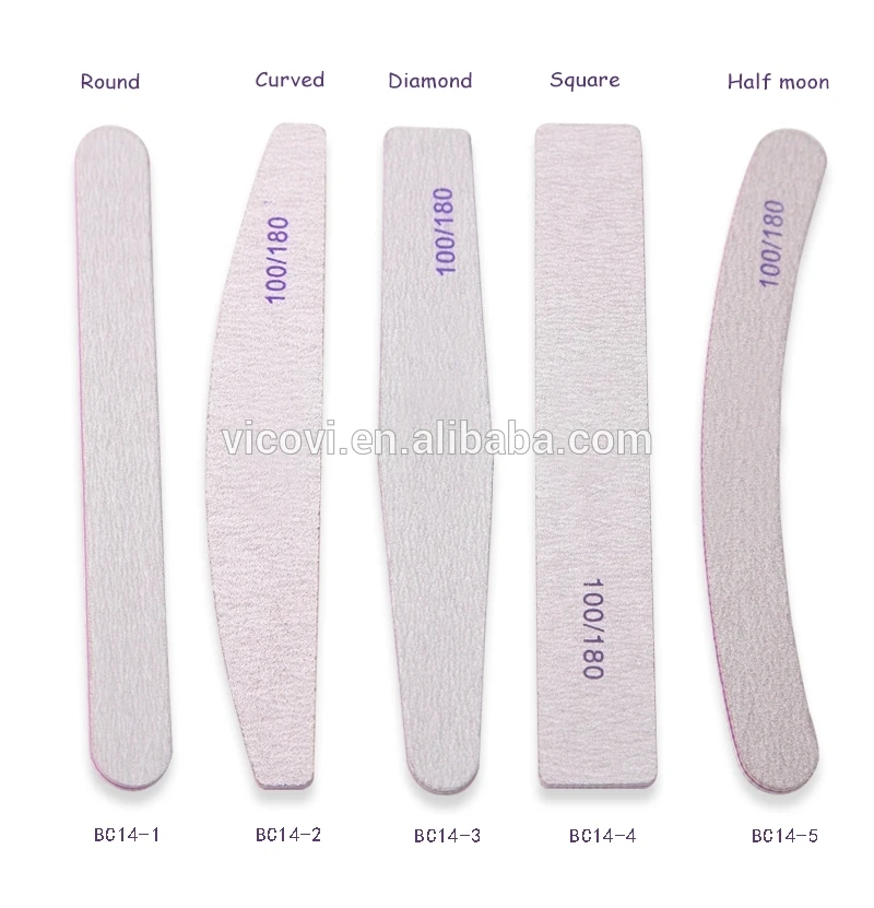 Professional Double Emery Nail Buffer 100/180 Block High Polishing