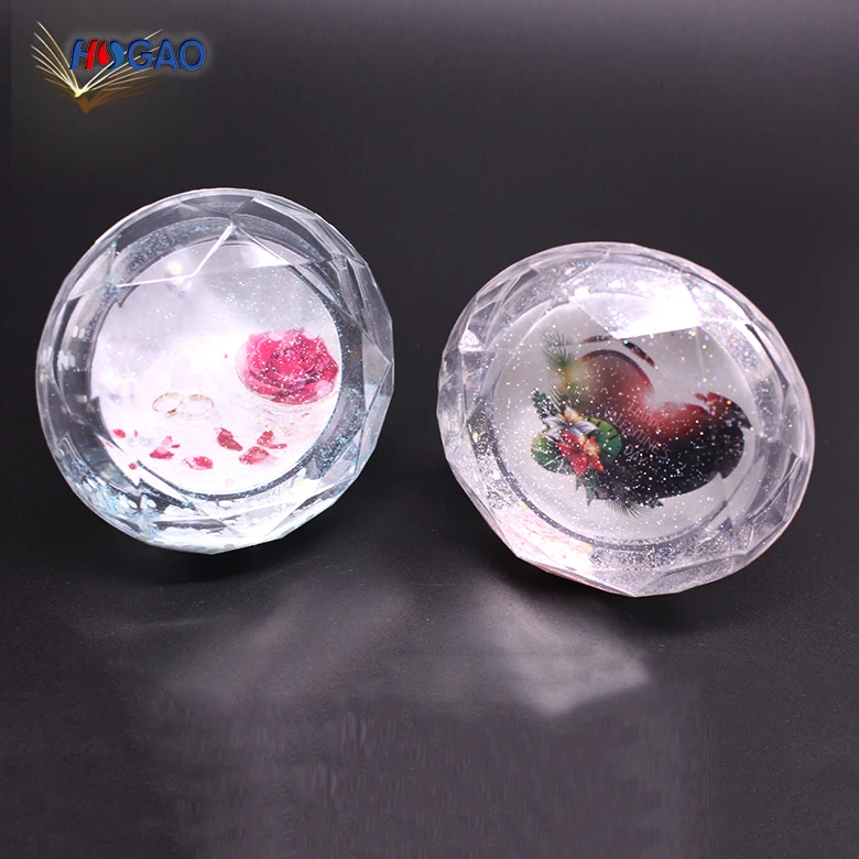 snow globe christening gift