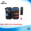Kaisi 1805 16 in 1 Professional screwdriver set Opening Repair Tool Kit, mobile repairing tool kit, Sim Cutter for iPhone 5