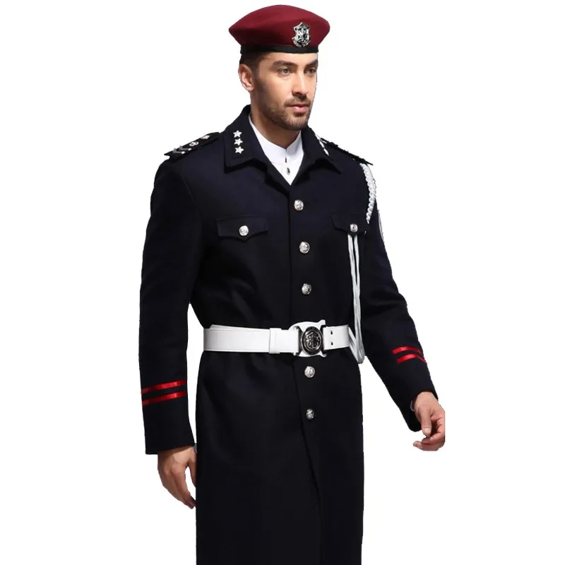 Full Set Security Guard Uniform/ Guard Officer Uniform With Beret Hat ...