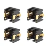 Black Plastic Shell Coin Cell Button Battery Holder Socket for 2 x AG13/LR44 SMT Type