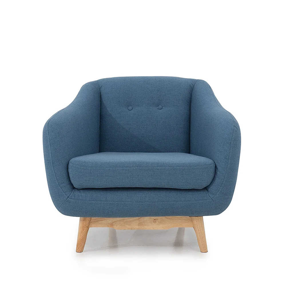 Scandinavian Living Room Furniture One Seater Sofa Product On Alibaba