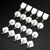 4 Style Cheap Hot Plastic Wall Hook Strong Adhesive Hook White Hanger Hooks
