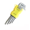 9PCS Long Arm Ball End Hex Key Wrench Set, Inch/Metric