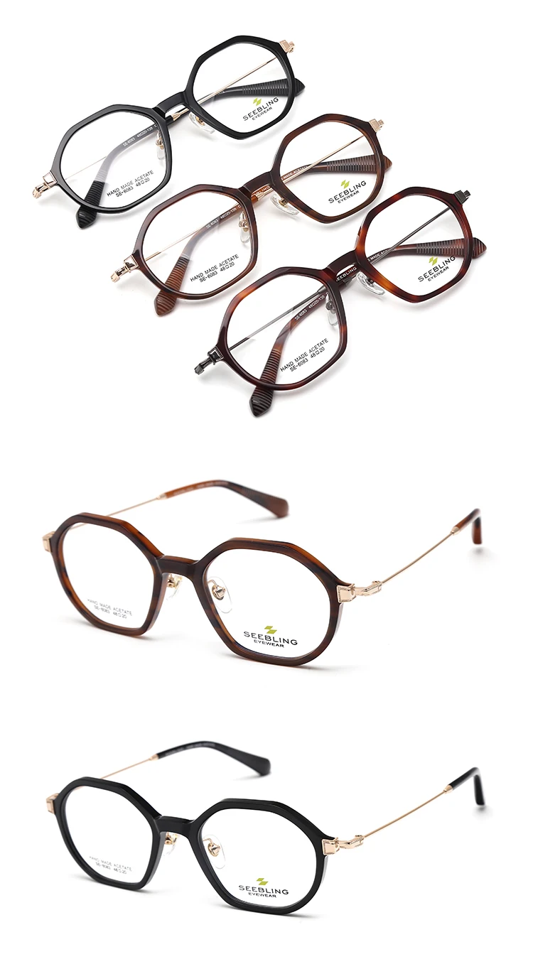 Luxury eyeglass frames japanese acetate optical frames, View acetate