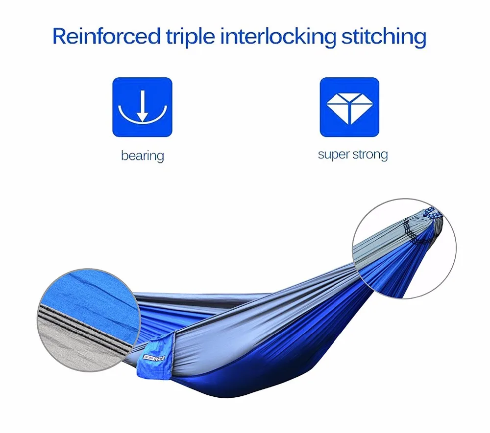 Woqi Outdoor New Camping Hammocks garden Hammock,Ultralight Portable