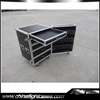 Custom Portable Sliding Drawer Storage Box Flight Case with 5 Drawers and Casters