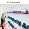 Luxury retail store display racks nail polish store display free standing style