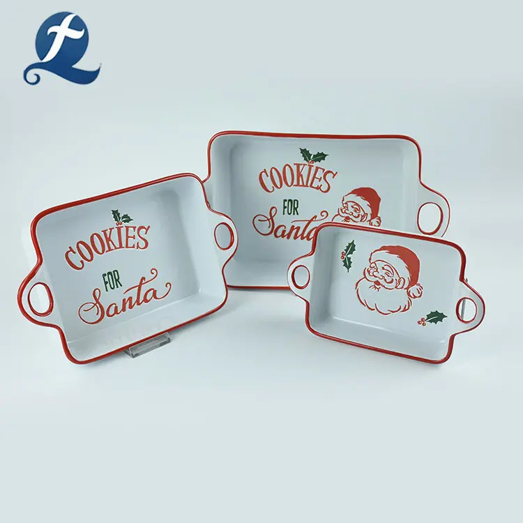Wholesale Cheap Baking Pan Dishes Custom Ceramic Bakeware Sets