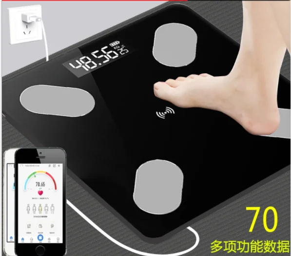 Scale Wifi Body Fat Scale European Quality Body Weighing Electronic Bmi ...