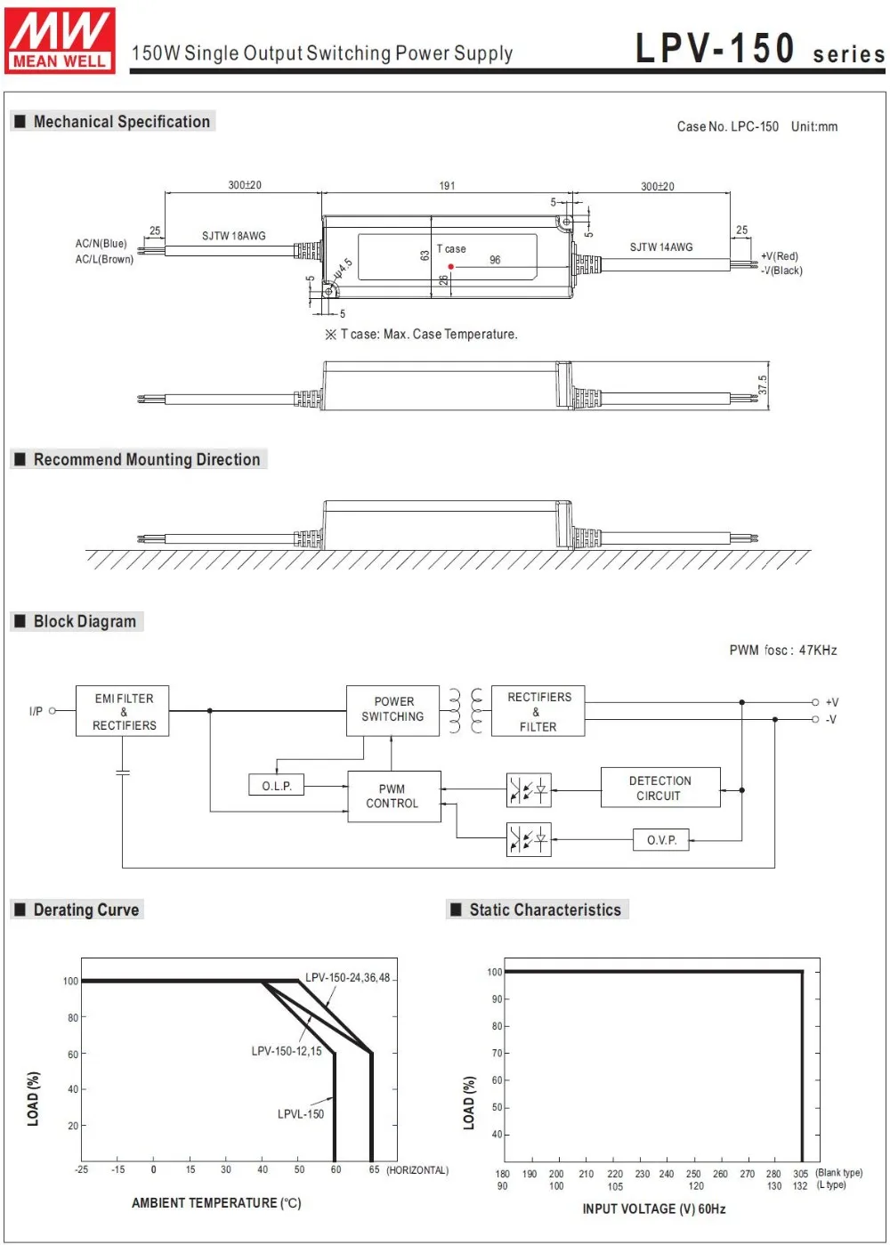 Lpv 60 12 схема подключения