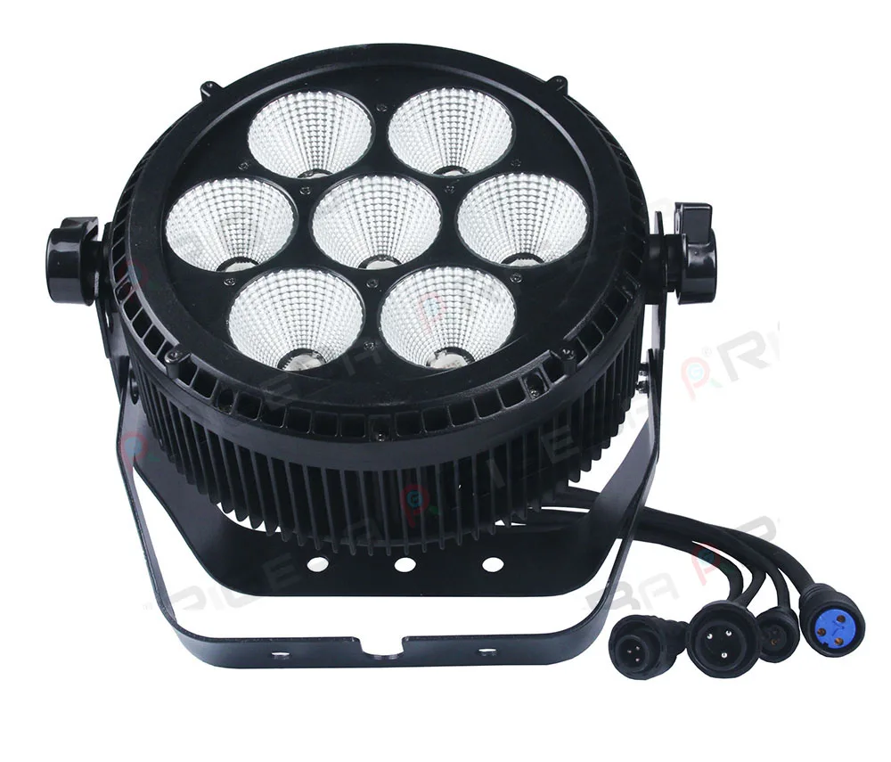 Factory High Power Light Razor P7 cob RGBWY 5 in 1 7*25W Mini aluminum flat par light