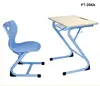 school desk and furniture iron frame study table and chair supplier