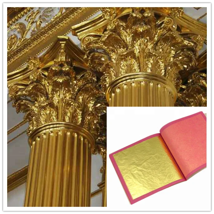 Decoration Artificial Imitation Gold Leaf Metal Leaf Handicraft Buy