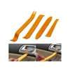 Orange 4Pcs Auto Car Diagnostic Scan Tool Radio Door Clip Panel Trim Dash Audio Removal Installer Pry Car Tool Cabinet 4 Pack