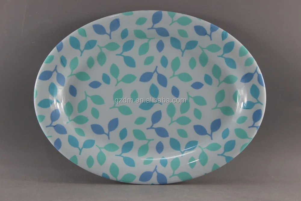 30x22.5cm Melamine Oval Plate,Oval Plastic Serving Platter