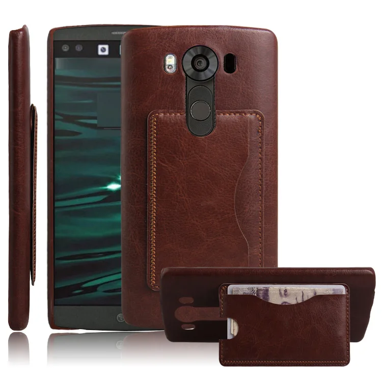 Vintage Mobile Accessories Slim Thin Stand Leather Back Phone Cover