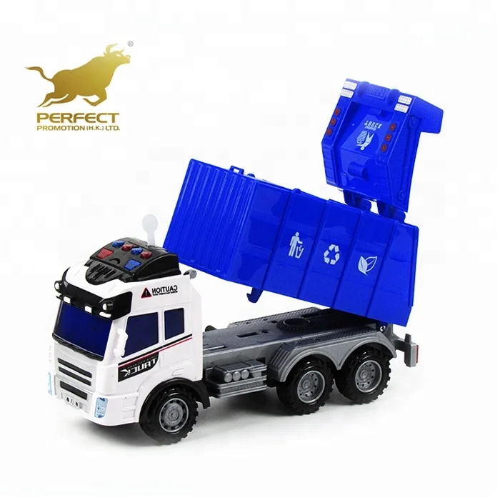 blue trash truck toy