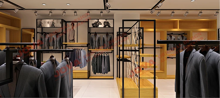 男士服装店商店服装陈列架 - buy 服装展示架,服装展示架,男士服装店