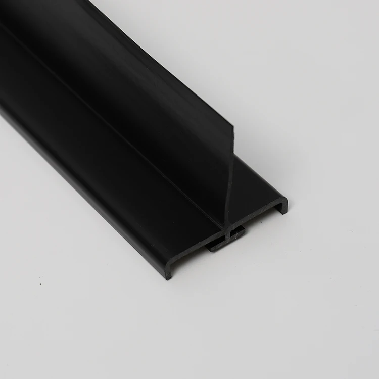 Soundproof Plastic Extrusion Walling Profiles Pvc Stretch Edge Acoustical Wall Fabric Track